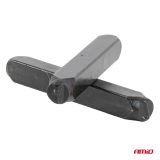 AMiO tähe- ja numbriauguraud 6 mm 1/4" 36 osa | HL Autoosad