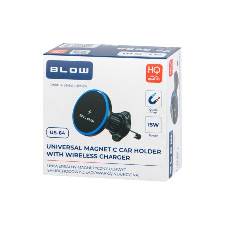 Blow mobiilihoidja magnet õhurestile + 15W induktiivne | HL Autoosad