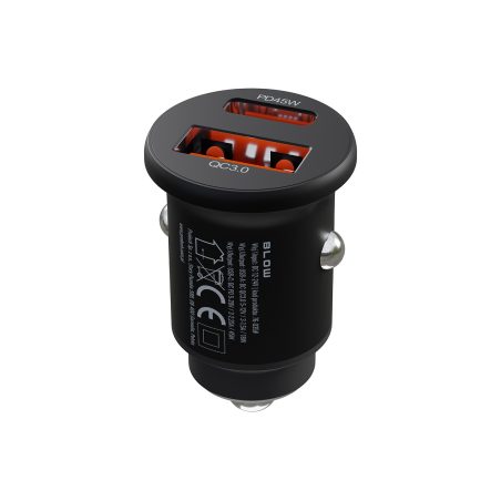 Blow autolaadija G50B, 2 x USB-A ja USB-C, 45 W | HL Autoosad