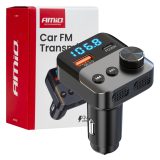 AMiO FM-transmitter ekraaniga, Bluetooth, 1 x USB-A, 1 | HL Autoosad