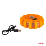 AMiO LED-hoiatustuli teele, 12 + 3 SMD, 650 mAh | HL Autoosad