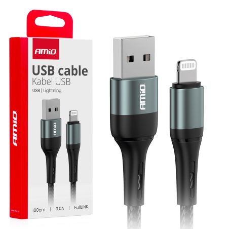 AMiO FullLink kaabel USB – Lightning iPhone, 3 A, 100 | HL Autoosad