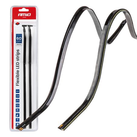 AMiO painduvad LED COB külgribad valged 2 x 30 cm 12 V | HL Autoosad