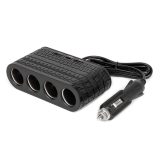 AMiO sigaretisüütaja hargmik 4-auguga 2x USB-A, 1x | HL Autoosad