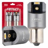 AMiO LED CANbus PRO series oranž BAU15S PY21W 12/24 V | HL Autoosad