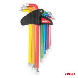 AMiO torx L-võtmed S2 "Extra Long" värvilised, 9 tk | HL Autoosad