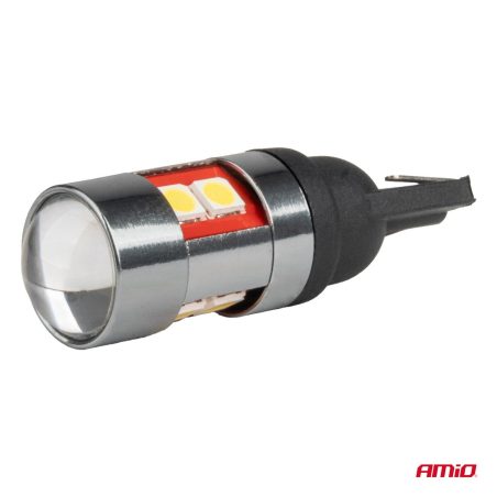 LED CANBUS T10 W5W 9SMD 3030 Valge 10-50V Amio 04244