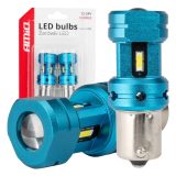 AMiO LED CANbus 12–24 V 4smd 1156 BA15s luubiga, 2 tk | HL Autoosad