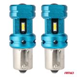 AMiO LED CANbus 12–24 V 4smd 1156 BA15s luubiga, 2 tk | HL Autoosad