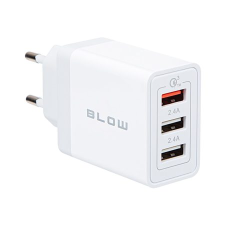 Blow seinalaadija 2 x USB ja USB QC, 30 W | HL Autoosad