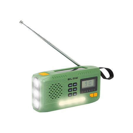 Blow raadio-taskulamp AM/FM, päikese- ja dünamotoitega | HL Autoosad