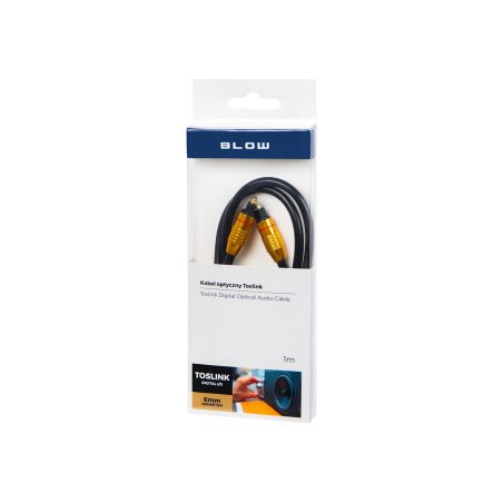 Blow optiline juhe TOSLINK 6 mm 1,0 m digitaalne | HL Autoosad