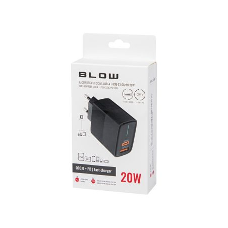Blow seinalaadija USB ja USB-C, 20 W | HL Autoosad
