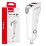 AMiO USB-laadija 2 x USB-A, 2,1 A, 12/24 V | HL Autoosad