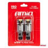 AMiO LED CANbus PRO series T15 W16W 4 x 3030 SMD white | HL Autoosad
