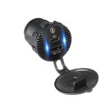 Veekindel USB- ja USB-C-pesa LED-iga, 12/24 V | HL Autoosad