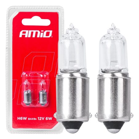 AMiO H6W 12 V 6 W halogen BAX9S, 2 tk blister | HL Autoosad
