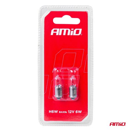 AMiO H6W 12 V 6 W halogen BAX9S, 2 tk blister | HL Autoosad