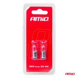 AMiO H6W 12 V 6 W halogen BAX9S, 2 tk blister | HL Autoosad