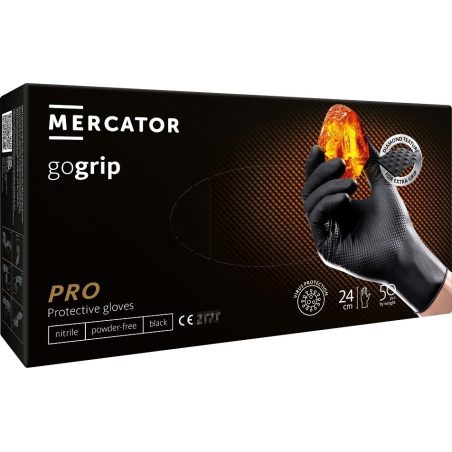 GoGrip nitriilkindad, mustad, M, 50 tk | HL Autoosad
