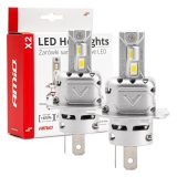 AMiO LED esitule pirnid H4 72 W X2 Series CANbus mini | HL Autoosad