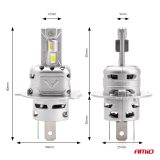 AMiO LED esitule pirnid H4 72 W X2 Series CANbus mini | HL Autoosad