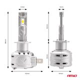 AMiO LED esitule pirnid H1 72 W X2 Series CANbus mini | HL Autoosad