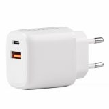 AMiO seina-kiirlaadija USB ja USB-C, 20 W, 3,0 A, 230 V | HL Autoosad
