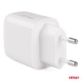 AMiO seina-kiirlaadija USB ja USB-C, 20 W, 3,0 A, 230 V | HL Autoosad