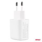 AMiO seina-kiirlaadija USB ja USB-C, 20 W, 3,0 A, 230 V | HL Autoosad