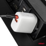 AMiO seina-kiirlaadija USB ja USB-C, 20 W, 3,0 A, 230 V | HL Autoosad