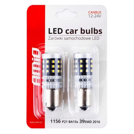 AMiO LED CANbus 39SMD BA15s P21W 12 V/24 V | HL Autoosad