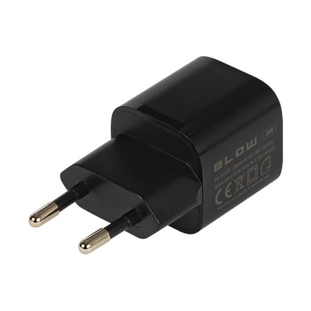 Blow seinalaadija USB-C PD 20 W, must | HL Autoosad