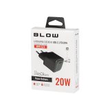 Blow seinalaadija USB-C PD 20 W, must | HL Autoosad
