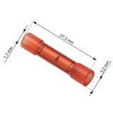 Juhtmeotsik punane juhtme jätkamiseks 3,2 mm, 100 tk | HL Autoosad