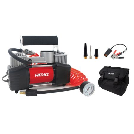 AMiO 2-silindriline rehvikompressor HQ ACOMP-04, 12 V | HL Autoosad