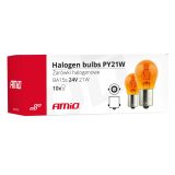 AMiO 24 V 21 W BA15s Amber | HL Autoosad