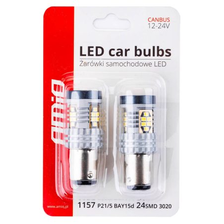LED CANBUS BAY15D P21/5W 3020 24SMD 1157 12V/24V 02798