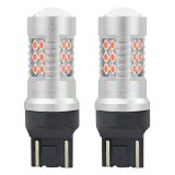 AMiO LED CANbus 3030 24SMD 12 V/24 V WR21/5W T20 punane | HL Autoosad