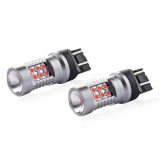 AMiO LED CANbus 3030 24SMD 12 V/24 V WR21/5W T20 punane | HL Autoosad
