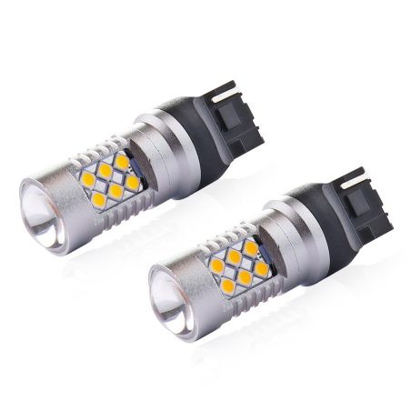 AMiO LED CANbus 3030 24SMD 12 V/24 V WY21W T20 oranž | HL Autoosad