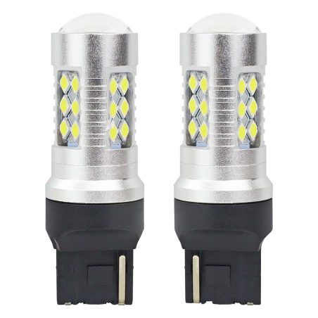 AMiO LED CANbus 3030 24SMD 12 V/24 V W21W T20 valge | HL Autoosad