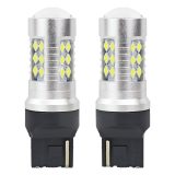 AMiO LED CANbus 3030 24SMD 12 V/24 V W21W T20 valge | HL Autoosad