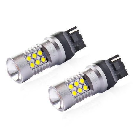 AMiO LED CANbus 3030 24SMD 12 V/24 V W21W T20 valge | HL Autoosad