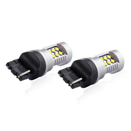AMiO LED CANbus 3030 24SMD 12 V/24 V W21W T20 valge | HL Autoosad