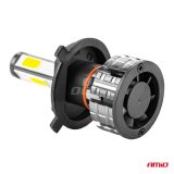 AMiO LED esitule pirnid, 2 tk H4 ventilaatoriga | HL Autoosad