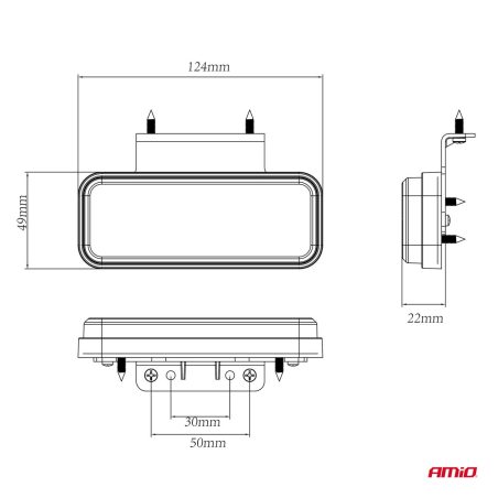 AMiO parktuli LED 10–30 V | HL Autoosad