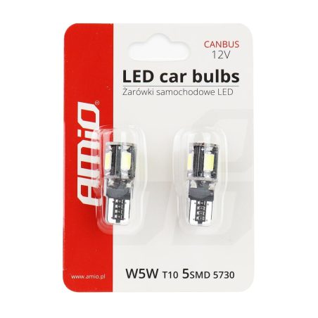 AMiO LED CANbus 12 V T10 5SMD 5730 | HL Autoosad