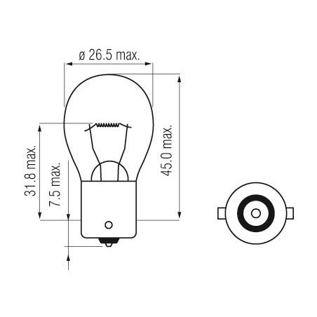 Bosma 24 V 45 W BA15s | HL Autoosad