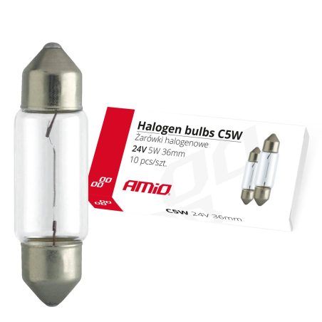 Pirn 24V C5W Festoon 36mm Amio 01000